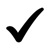Checkmark Checkmark
