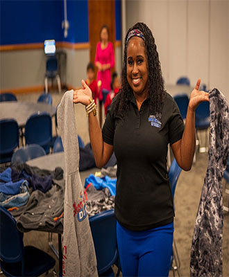 Nearly 250 coats, hoodies and jackets were distributed at this year’s Coats in Totes event. 