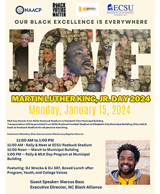 ECSU Students to Honor King at Rally and March