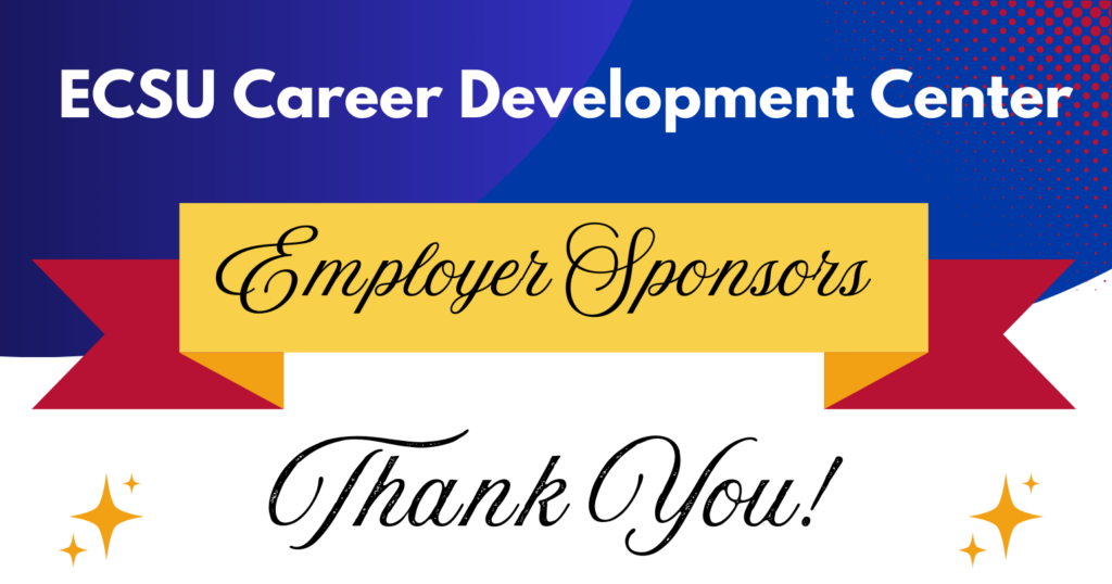 Banner image announcing Career Development Center's Employer Sponsors